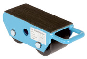 Steel Fixed Machinery Skates 10.75 In. x 4.75 In. x 4 In. 5000 Lb. Capacity Blue Replacement