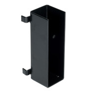 Steel U-Bracket For Drop In Guard Rail System Black Replacement