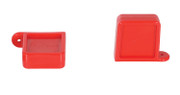 Thick Polyurethane Magnetic Fork Tip Protector 5.625 In. x 0.75 In. Fork Pocket Red Replacement