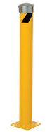 STEEL PIPE BOLLARD WSLOT 42X4.5 SLV CAP Replacement