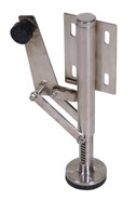 StaIn Less Steel Right Mount Hand Operated Floor Lock 10 to 12 In. Height Silver Replacement