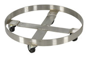 MOBILE DRUM DOLLYSTAIn LESS STEEL 55 GAL Replacement