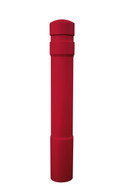 Polyethylene Arch Bollard Cover 7 In. x 7 In. x 52 In. Red Replacement