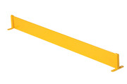 Steel Square Safety Handrail Toe Board 44.625 In. x 3.875 In. x 4 In. Yellow Replacement