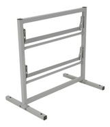 Steel Paper Dispenser Stand 2 Tiered 24 In. Roll Width 146 Lb. Capacity Gray Replacement