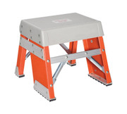 Fiberglass Industrial Step Stand 1 Step 300 Lb. Capacity Orange Replacement