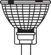 20W 24V GU5.3GX5.3 MR16 ALUMINUM REFLECTOR FRONT GLASS Replacement