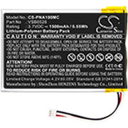 1500MAH 5.55WH LI-POLYMER BATTERY Replacement