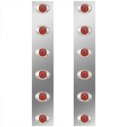 W900B AEROCAB YEAR 2023 REAR A/C LIGHT PANELS W/6 M3 LED RED LENS