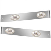 T660 YEAR 2014 STAINLESS STEEL ANGLED EXTENSION PANELS