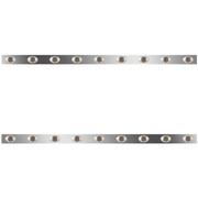 T680 GEN I YEAR 2015 76 IN SS SLEEPER PANEL WITH 18 P3 AMBERSMOKED LED WITHOUT EXTENSIONS