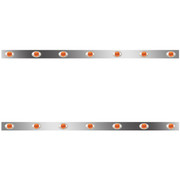 T660 YEAR 2010 SS SLEEPER PANELS WITH 14 P3 AMBERAMBER LEDS