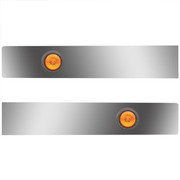 T660 YEAR 2016 SS SLEEPER EXTENSION PANEL W 2 ROUND 2 IN AMBERAMBER LEDS