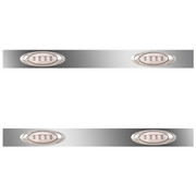 T660 YEAR 2009 SS SLEEPER PANELS WITH P1 AMBERCLEAR LEDS