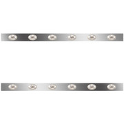 T660 YEAR 2016 62 IN SS SLEEPER PANELS WITH 12 P3 AMBERCLEAR LEDS