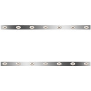 T660 YEAR 2015 3 IN SS SLEEPER PANELS WITH 14 P3 AMBERCLEAR LEDS WITH 72 IN SLEEPER