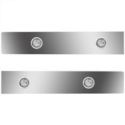 T660 YEAR 2012 SS EXTENSION PANELS WITH 4 .75 IN AMBERCLEAR LEDS