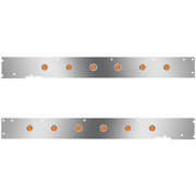 T660 YEAR 2016 SS CAB PANELS WITH 12 .75 IN AMBERAMBER LEDS WITH CME