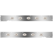 T660 YEAR 2015 SS CAB PANELS WITH 10 P3 AMBERCLEAR LEDS WITH CME