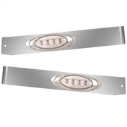 T660 YEAR 2017 2.375 IN SS ANGLED SLEEPER EXTENSION PANELS WITH 2 P1 AMBERCLEAR LED