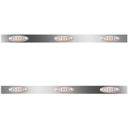 T660 YEAR 2013 SS SLEEPER PANELS WITH 6 P1 AMBERCLEAR LEDS WITH 62 IN SLEEPER