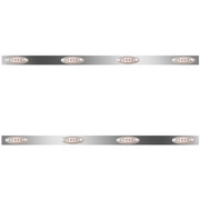 T660 YEAR 2016 72 IN SS SLEEPER PANELS WITH 8 P1 AMBERCLEAR LEDS WITH RME