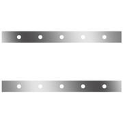 T660 YEAR 2016 38 IN SS SLEEPER PANELS WITH 10 .75 IN LIGHT HOLES WITH RME