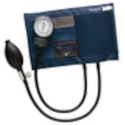 Aneroid Reusable 2-Tube Blood Pressure Unit Adult Navy Blue Replacement