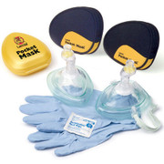Laerdal CPR Pocket Mask in Resealable Poly Bag Case of 10 Replacement