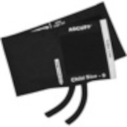 Reusable Blood Pressure Cuff with 2-Tube Luer Connector Size 9 Child Black Replacement