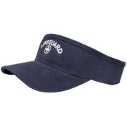 Lifeguard Visor White Embroidered Logo Navy Pack of 12 Replacement