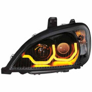 Blackout Projection Headlight Dual Function LED Light Bar Freightliner Columbia Passenger Replacement