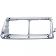 FLD-112 YEAR 1990 CHROME PLASTIC HEADLIGHT BEZEL -PASSENGER SIDE