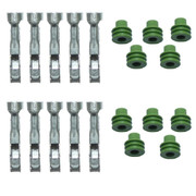 Fuse Relay Panel Green Seal And Terminal Kit 16-14 Wire Replacement