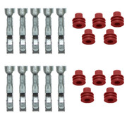 Fuse Relay Panel Red Seal And Terminal Kit 22-20 Wire Replacement