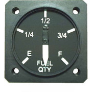 2.25 inch Electronic Fuel Quantity IndicatorRange/Sweep: E-F/Sender: (F) 240/30 ohms, Quarty Replacement