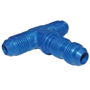 AN Fitting Tee New Surplus Tube OD 0.1875 Thread 0.375-24 TubeO.D. 0.1875 ThreadSize 0.375-24 Replacement