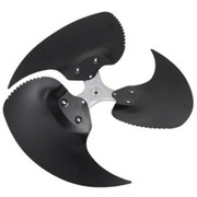 4 Blade Fan Assembly 0.5 inch Bore 22 inch Diameter 4 Blade Replacement
