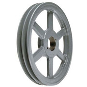 Cast Iron Bushed Bore Blower Pulley 9.75 Inch OD 2 Groove No Hub Replacement