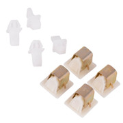 H and C Door Strikers 4 Pk Male and Female 4 EA Door Latches and Strikers 4 Pack Replacement