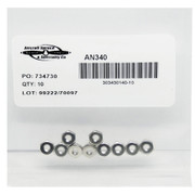 Brass Mch Scrwnut Pack of 10 Replacement