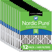 14X24X2 12 PACK NORDIC PURE MERV 13 MPR 2200-2400 FILTER ACTUAL SIZE 13.5 X 23.5 X 1.75 MADE IN USA