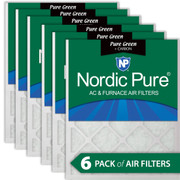 20X30X1 6 PACK RECYCLED FRAME IS BIODEGRADABLE FILTER ACTUAL SIZE 19.75 X 29.75 X 0.75 MADE IN USA