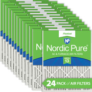 18X25X1 24 PACK NORDIC PURE MERV 13 MPR 2200-2400 FILTER ACTUAL SIZE 17.5 X 24.5 X 0.75 MADE IN USA