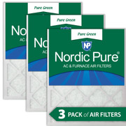 10X10X1 3 PACK RECYCLED FRAME IS BIODEGRADABLE FILTER ACTUAL SIZE 9.5 X 9.5 X 0.75 MADE IN USA