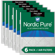 8X20X1 6 PACK RECYCLED FRAME IS BIODEGRADABLE FILTER ACTUAL SIZE 7.75 X 19.75 X 0.75 MADE IN USA