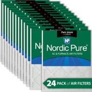 16X25X1 24 PACK RECYCLED FRAME IS BIODEGRADABLE FILTER ACTUAL SIZE 15.5 X 24.5 X 0.75 MADE IN USA