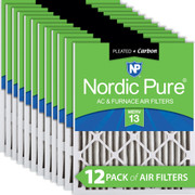 15X20X2 12 PACK NORDIC PURE MERV 13 MPR 2200-2400 FILTER ACTUAL SIZE 14.5 X 19.5 X 1.75 MADE IN USA
