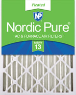 24X24X4 1 PACK NORDIC PURE MERV 13 MPR 2200-2400 FILTER ACTUAL SIZE 23.38 X 23.38 X 3.63 MADE IN USA A
