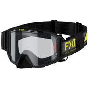 FXR MAVERICK CORDLESS ELECTRIC GOGGLES - HI-VIS - CLEAR LENS